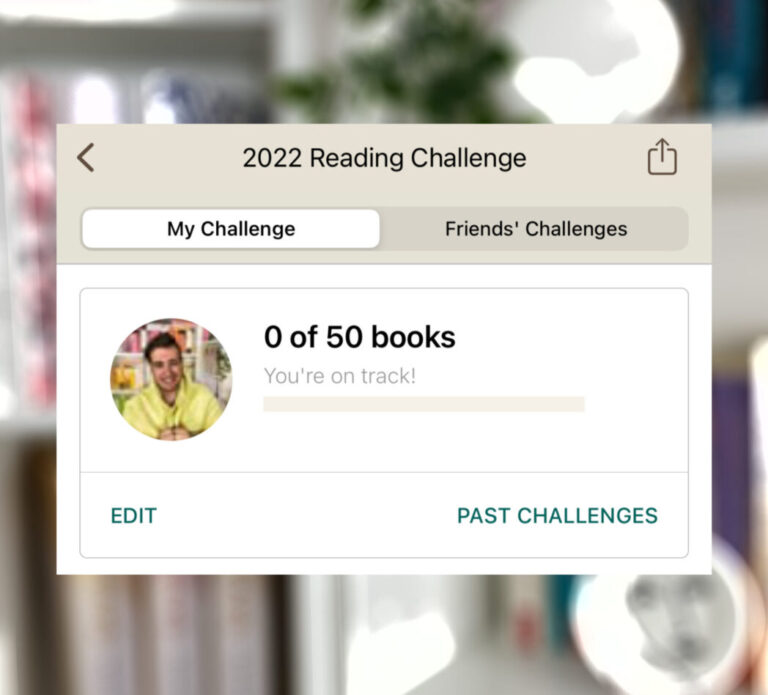 Beitragsbild Goodreads Reading Challenge 2022